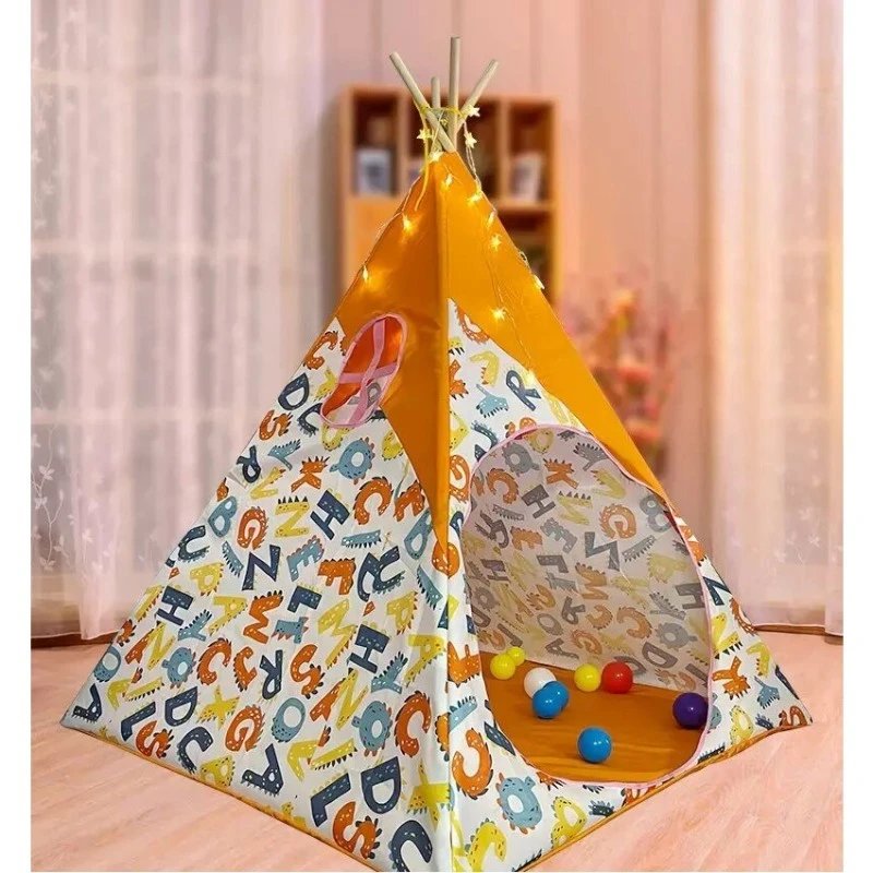 Детска палатка за игра Типи, Форма иглу, 120 х 120 х 165 см